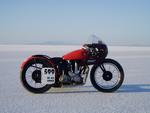 Matt's BSA on the salt.