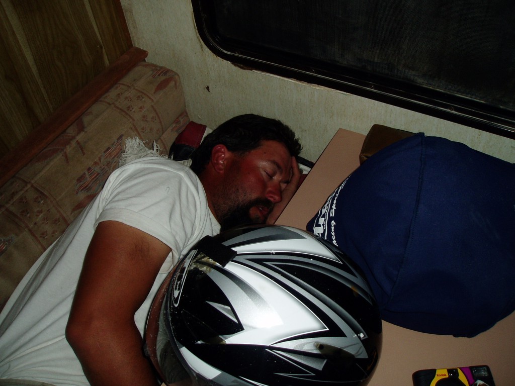We went to a dive bar and met Andy Green's team. We drank. Jet fell asleep.