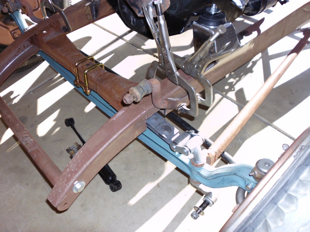 heated and bent some f-1 shock mounts for front