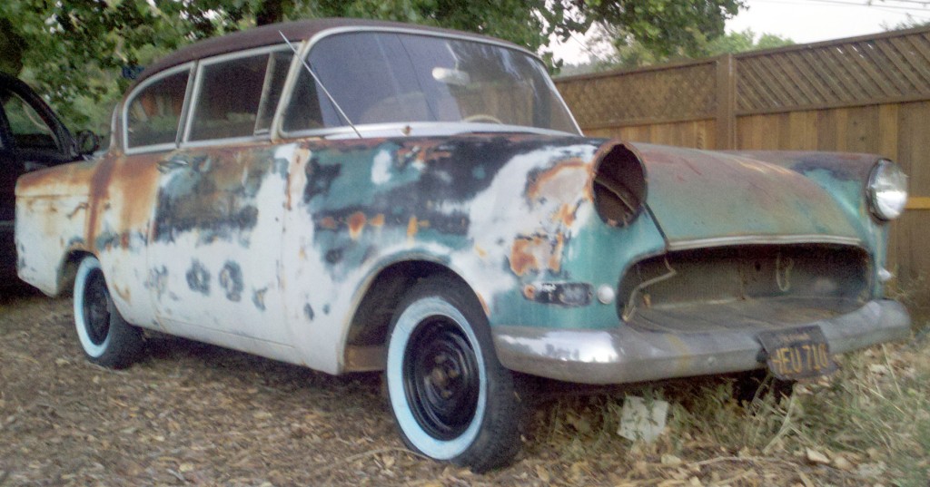 New 5.60-13's on cleaned and painted wheels.