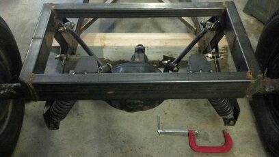 After much design, (Thanks Jet, Brian, Poppy) Thought and fabrication the rear end is done.
