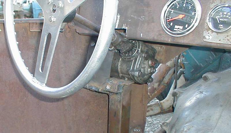 The matter of controls is by far the most difficult part of building a T-bucket because of the extreme lack of real estate.